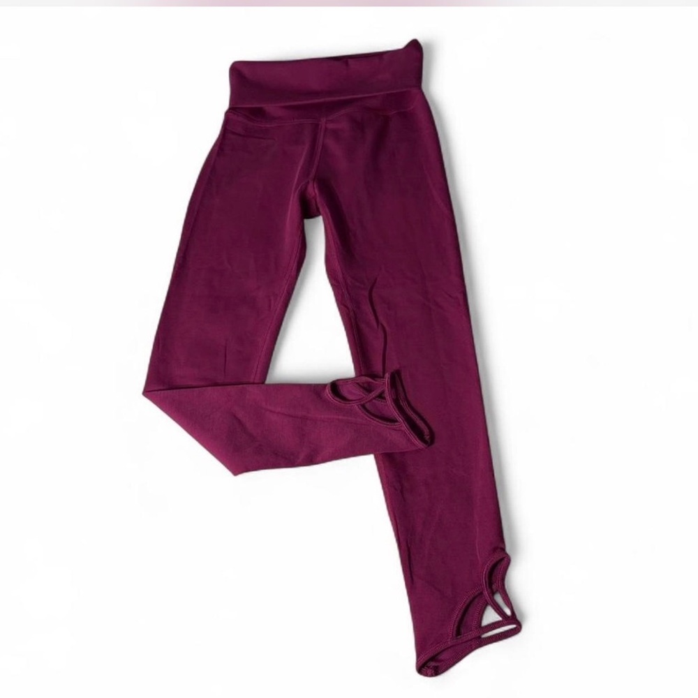Free People Women's Leggings in Rich Burgundy